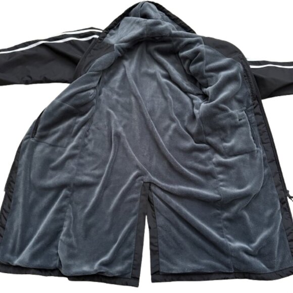 Striped Comfort Fleece-Lined Swim Parka - Picture 10 of 10